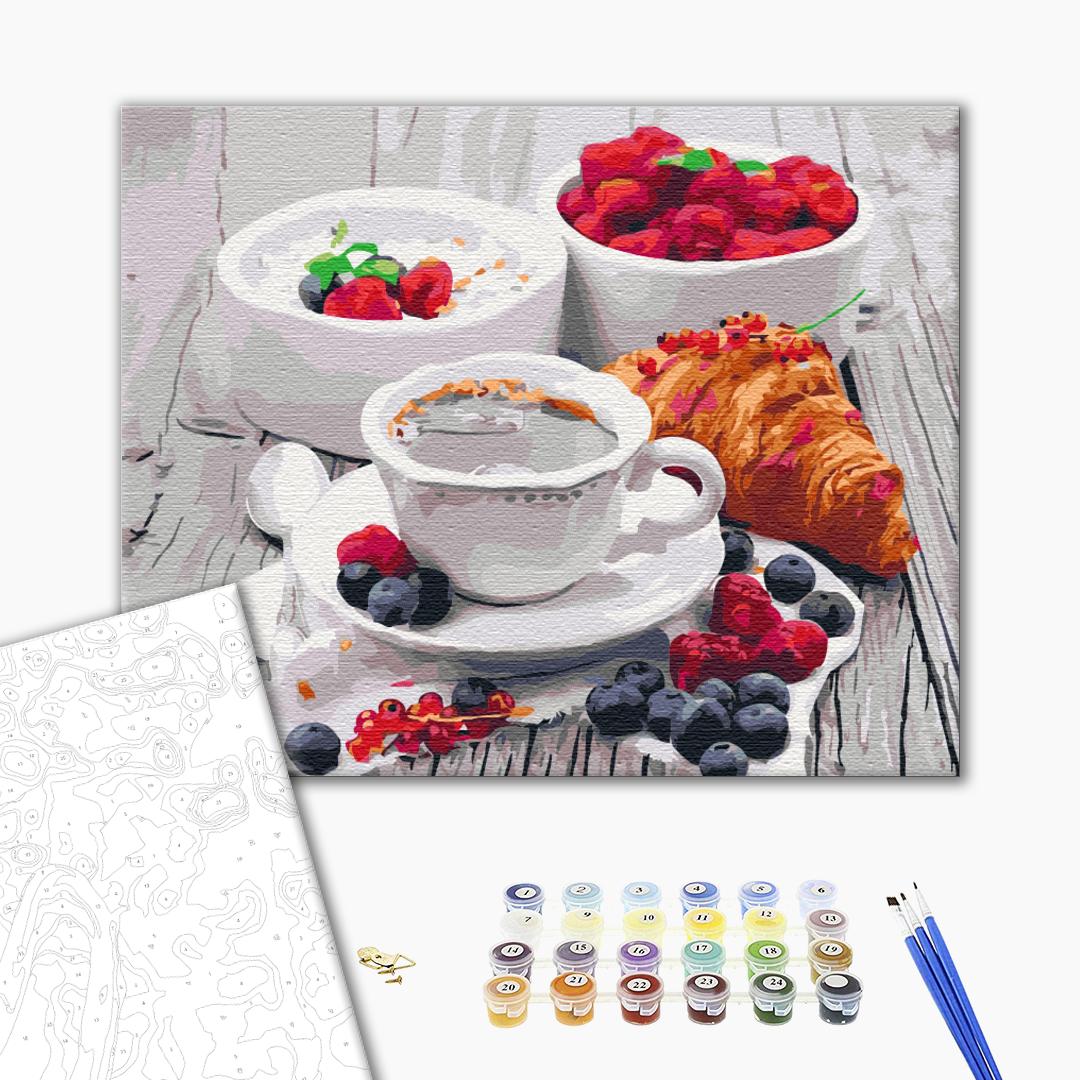 Painting by numbers Berry breakfast (BS51778)