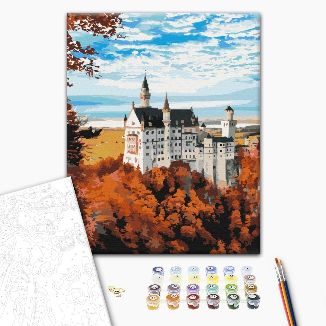 Painting by numbers Autumn view of Neuschwanstein (BS52617)