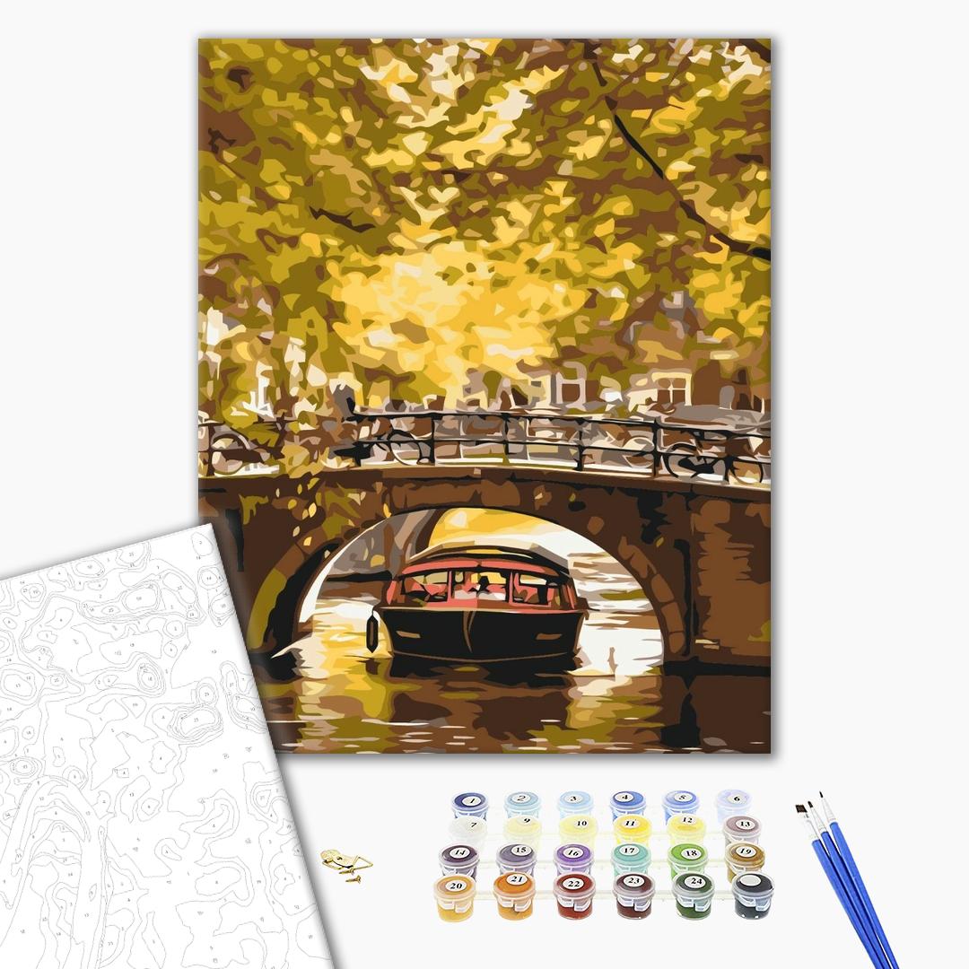 Painting by numbers Boat ride through the canals (BS52615)