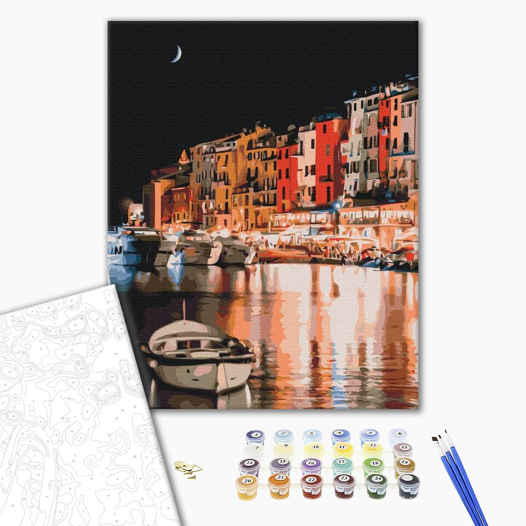 Painting by numbers Lights of night Italy (BS52520)