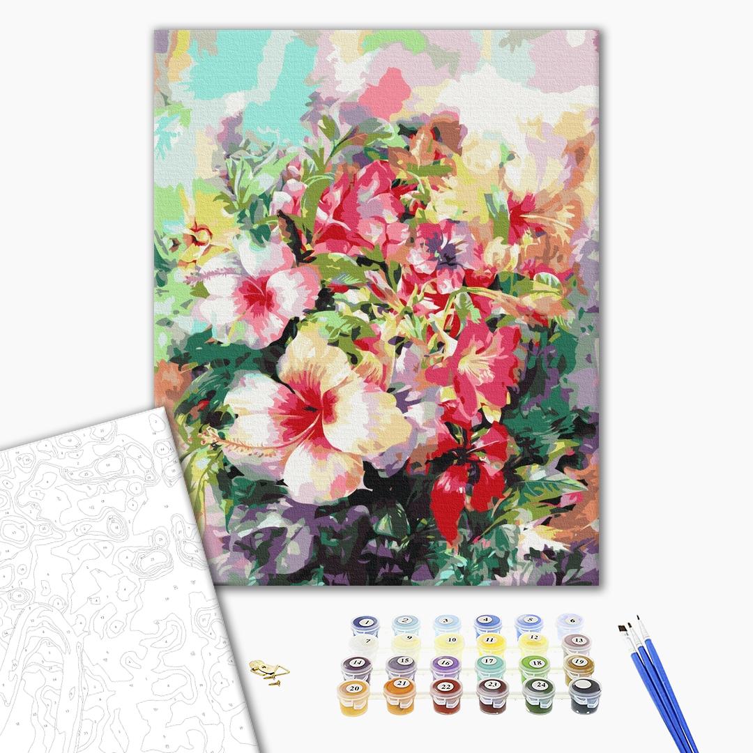 Painting by numbers Fantasy flowers (BS52516)