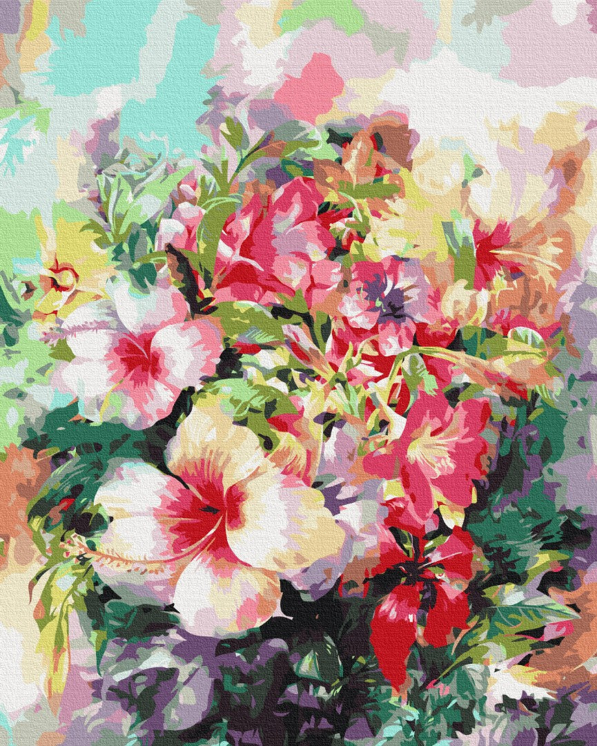 Painting by numbers Fantasy flowers (BS52516)