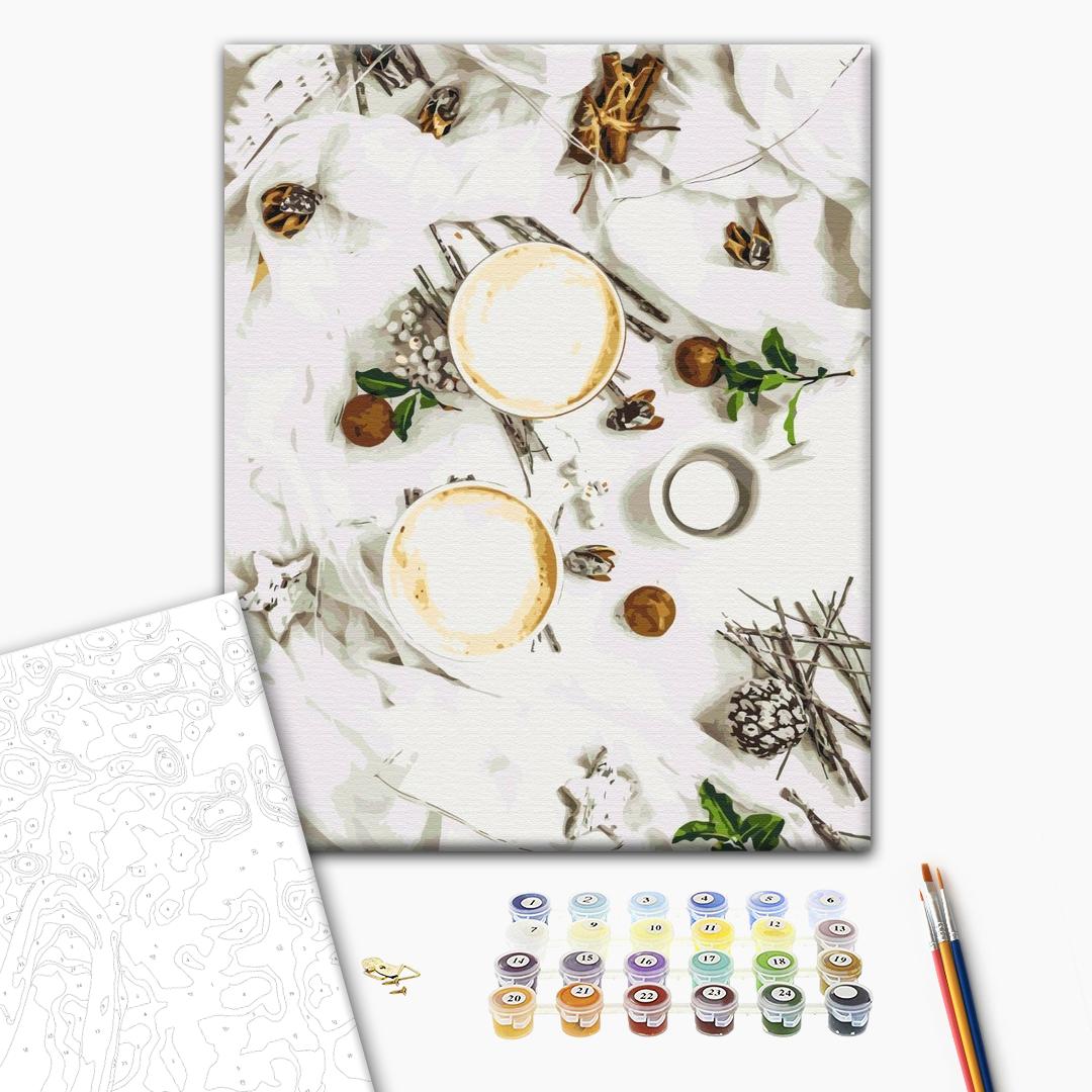 Painting by numbers White flatley (BS52480)