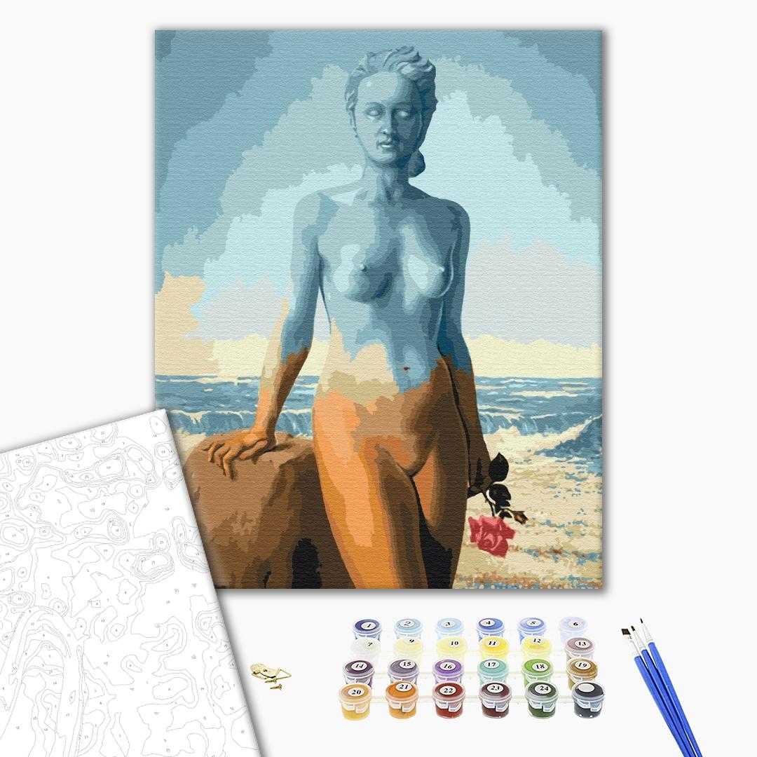 Painting by numbers A beautiful ship. Rene Magritte (BS52406)