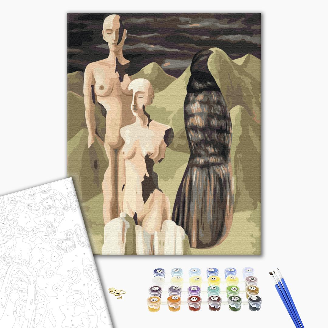 Painting by numbers Polar light.Rene Magritte (BS52380)