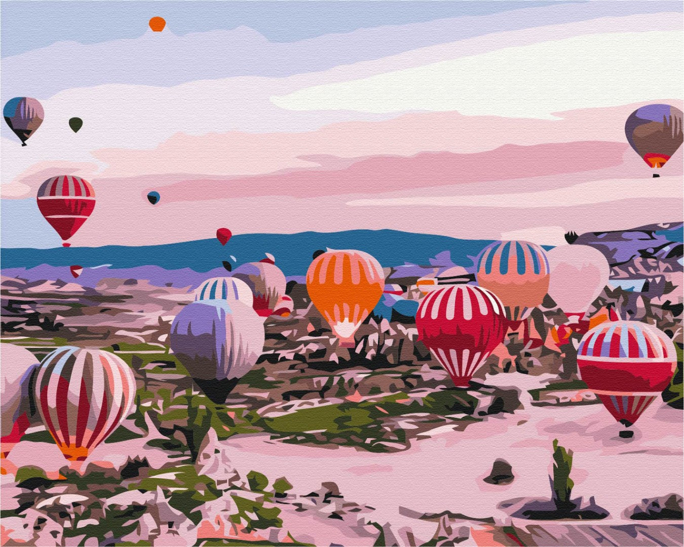 Painting by numbers Cappadocia at dawn (BS52587)