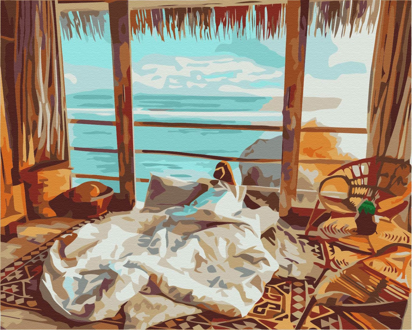 Painting by numbers Maldivian comfort (BS52570)