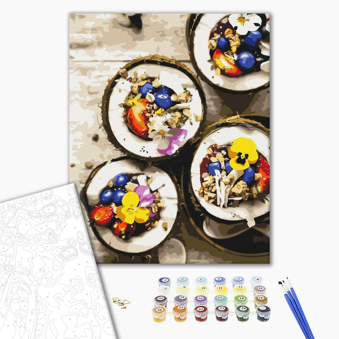 Painting by numbers Coconut breakfast (BS52569)