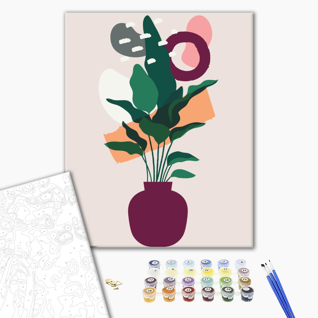 Painting by numbers Bright decor (BS52374)