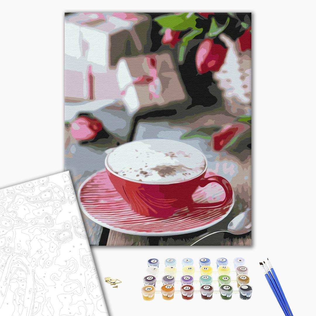 Painting by numbers Cup of cappuccino (BS38491)