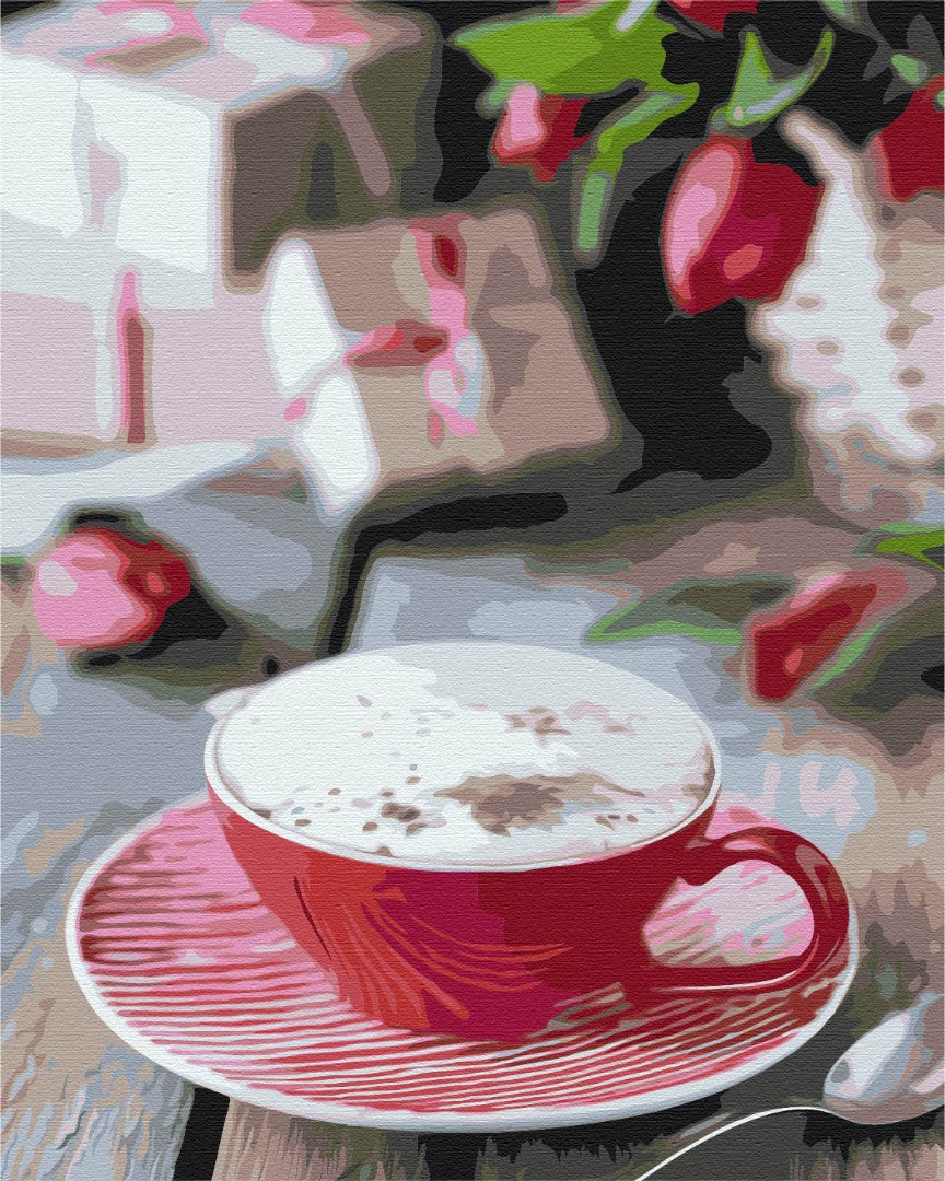 Painting by numbers Cup of cappuccino (BS38491)