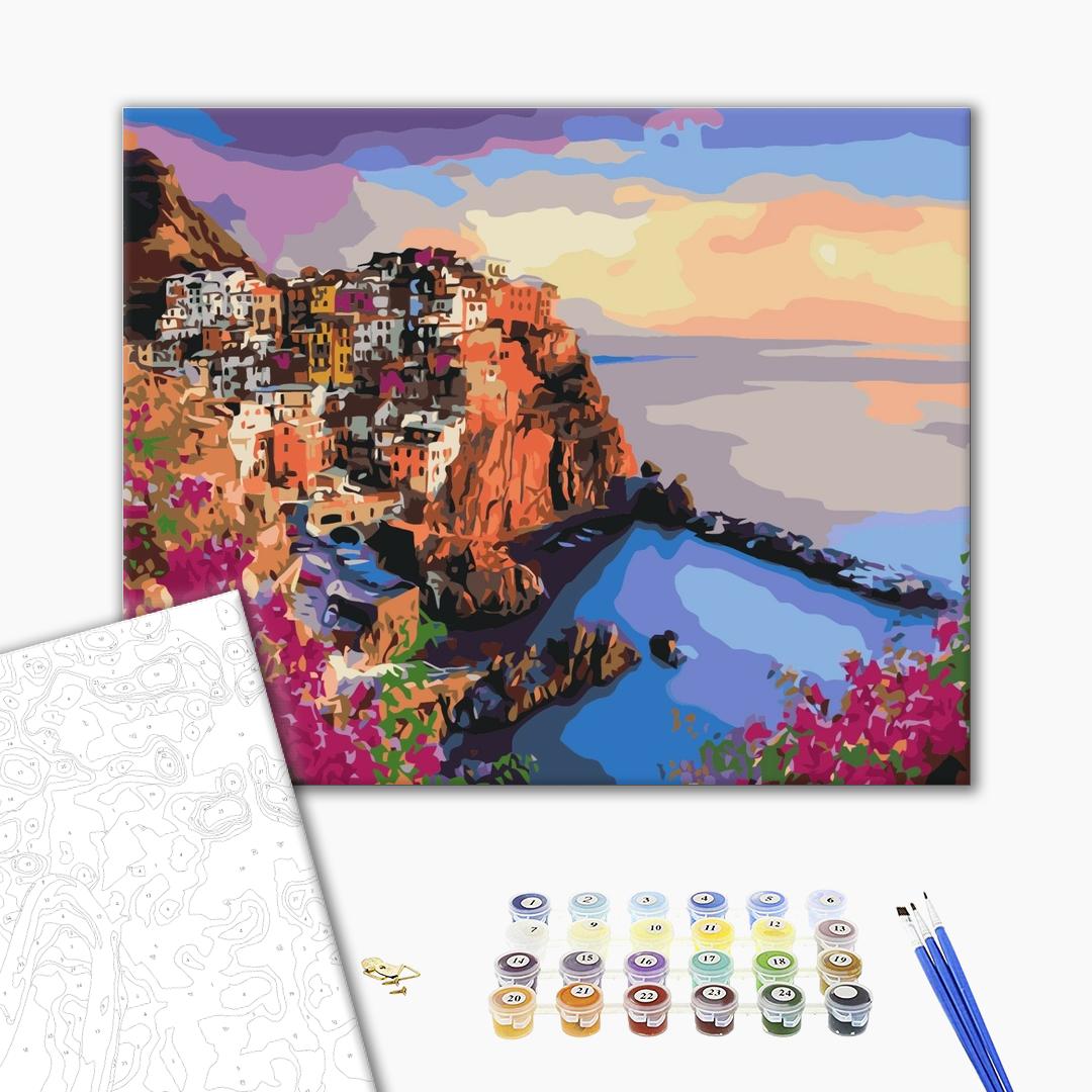 Painting by numbers Bright colors of Sicily (BS35801)