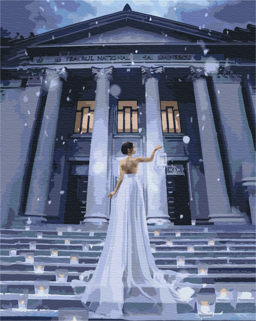 Painting by numbers Holiday lights (BS52707)