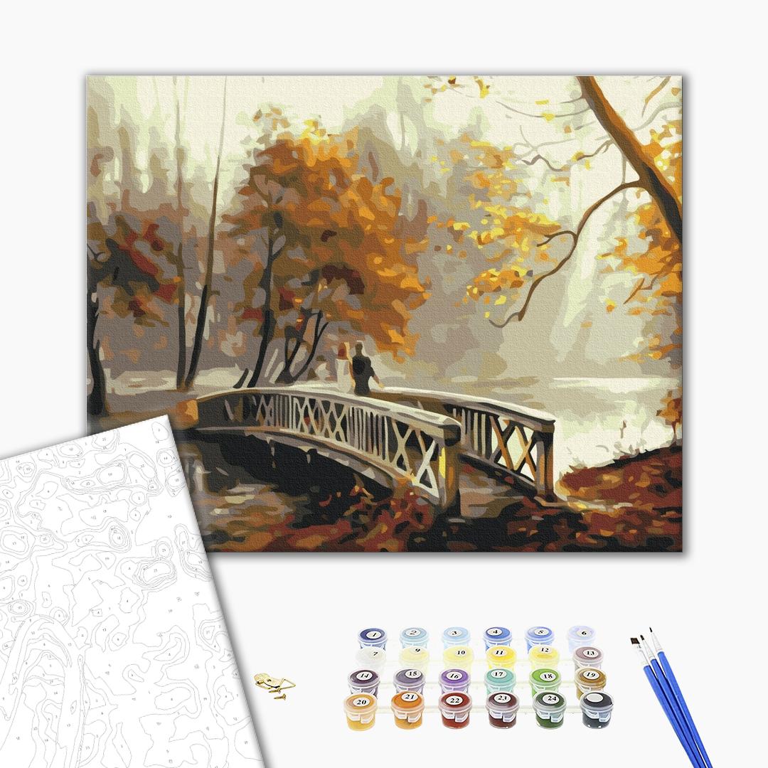 Painting by numbers Autumn fog (BS52669)