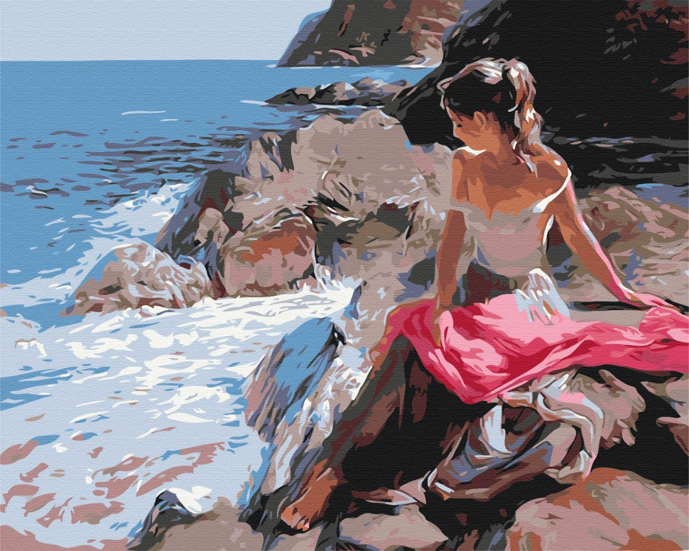 Painting by numbers Dreams by the sea (BS52674)