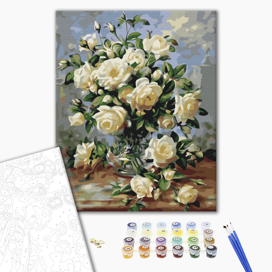 Painting by numbers Cream still life (BS52675)
