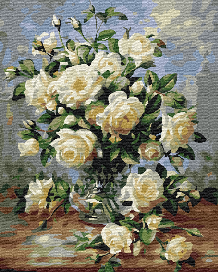 Painting by numbers Cream still life (BS52675)