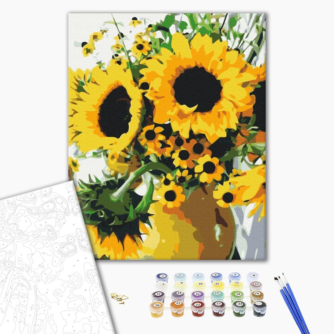 Painting by numbers Bouquet of sunflowers (BS52719)