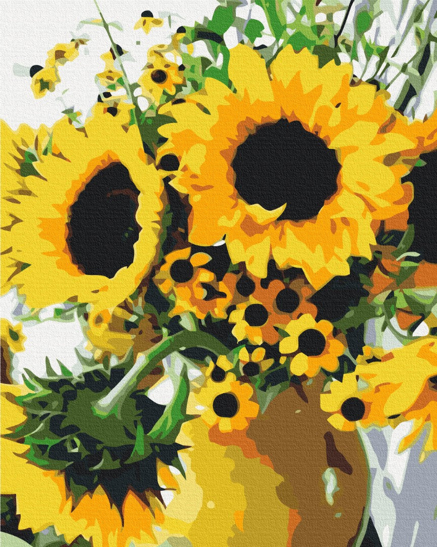 Painting by numbers Bouquet of sunflowers (BS52719)