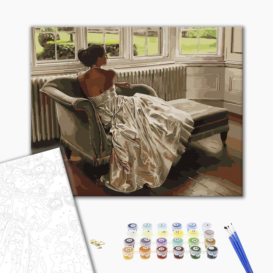 Painting by numbers Warm lady (BS52684)