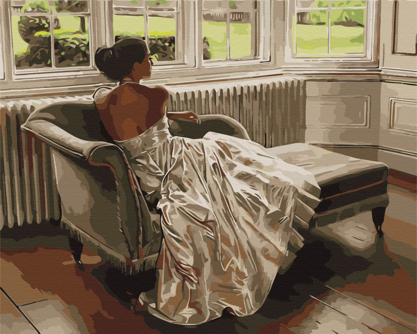 Painting by numbers Warm lady (BS52684)
