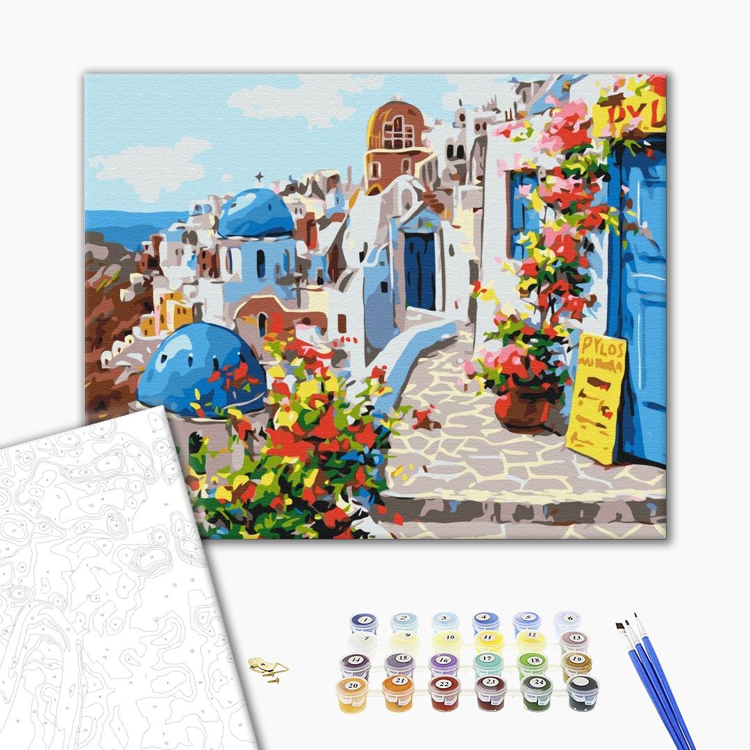 Painting by numbers Summer Santorini (BS22383)