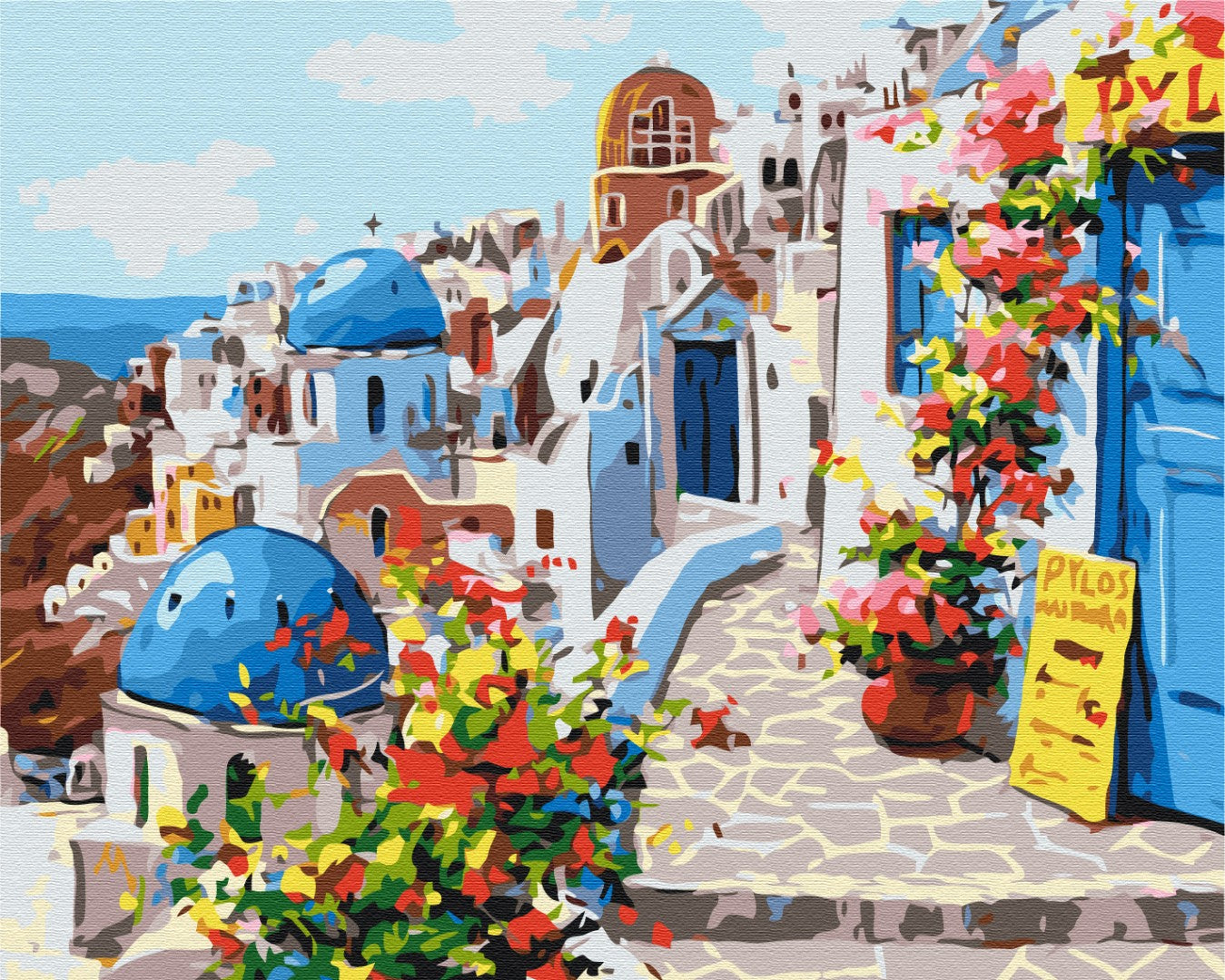Painting by numbers Summer Santorini (BS22383)