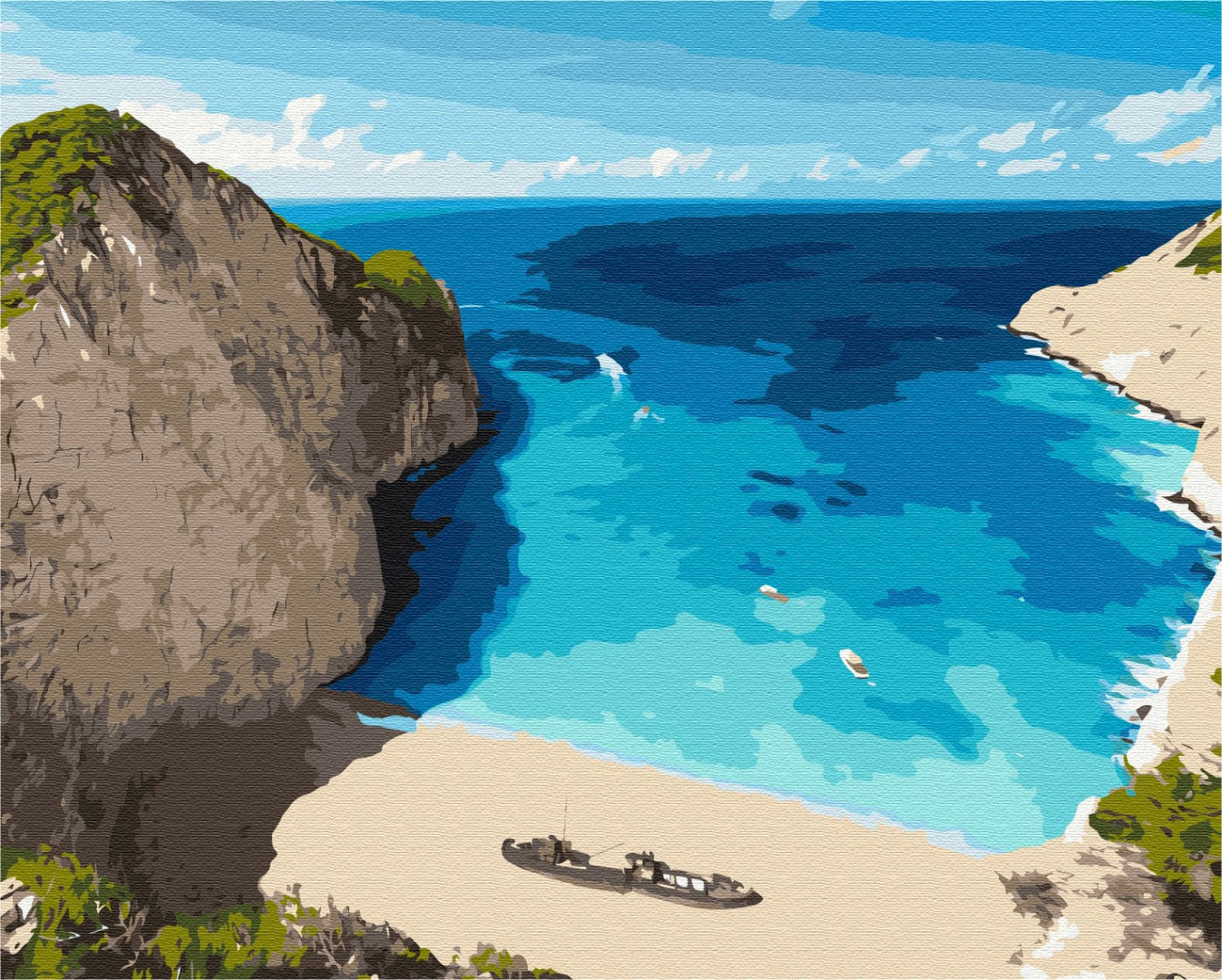 Painting by numbers Blue Lagoon (BS52632)