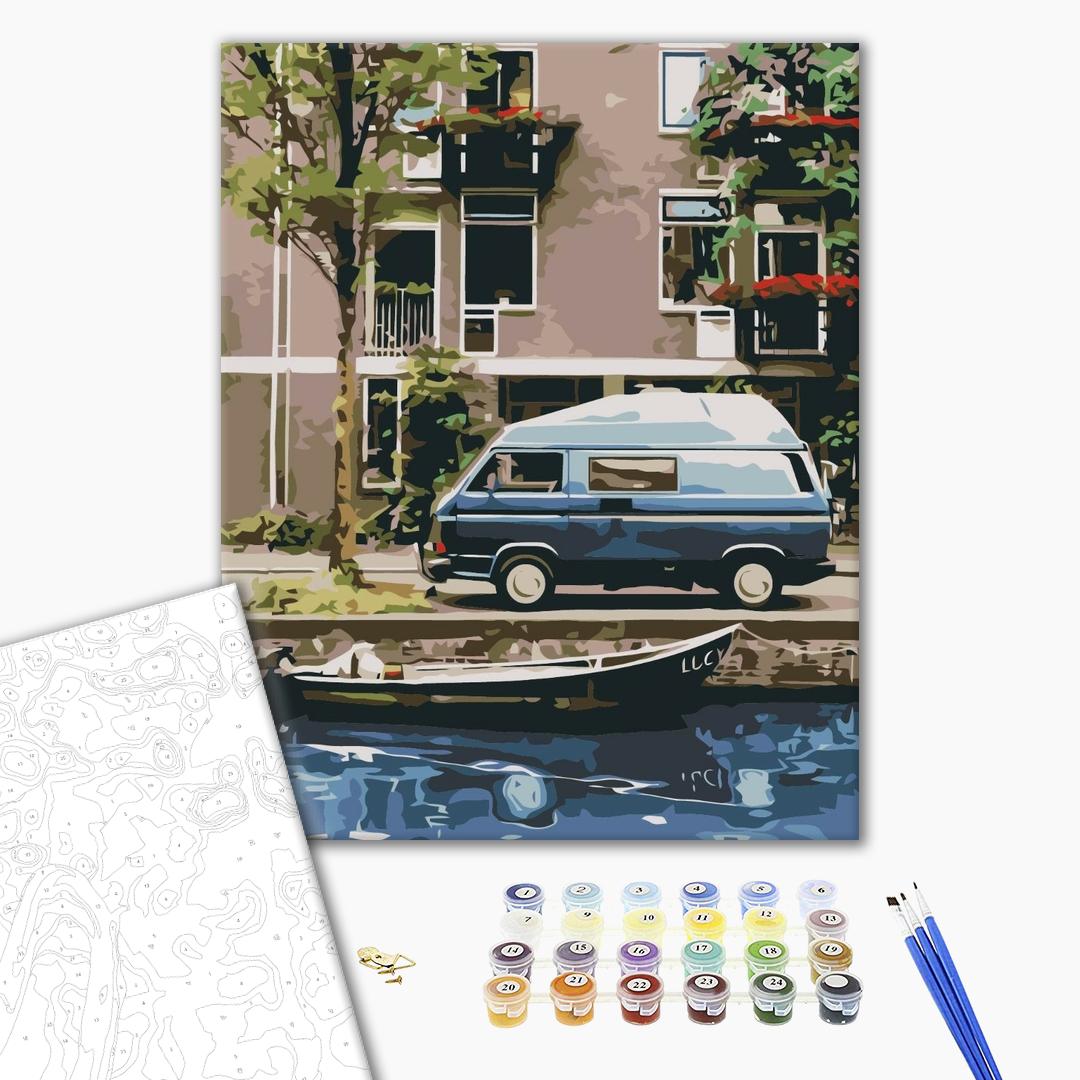 Painting by numbers Travelers van (BS52448)