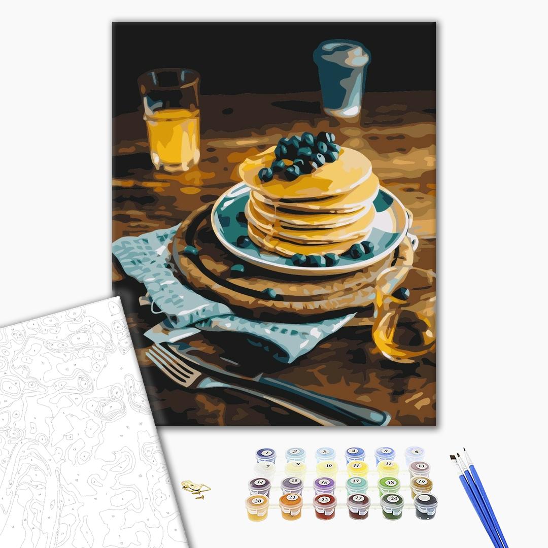 Painting by numbers Pancakes with honey (BS52456)