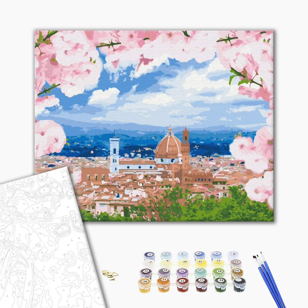 Gleznošana pēc skaitļiem Florence ziedos (BS52637)