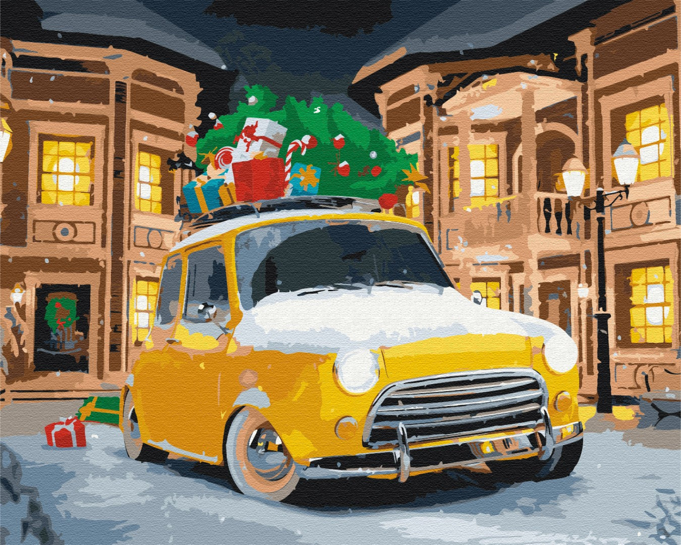 Painting by numbers Holiday delivery (BS52733)
