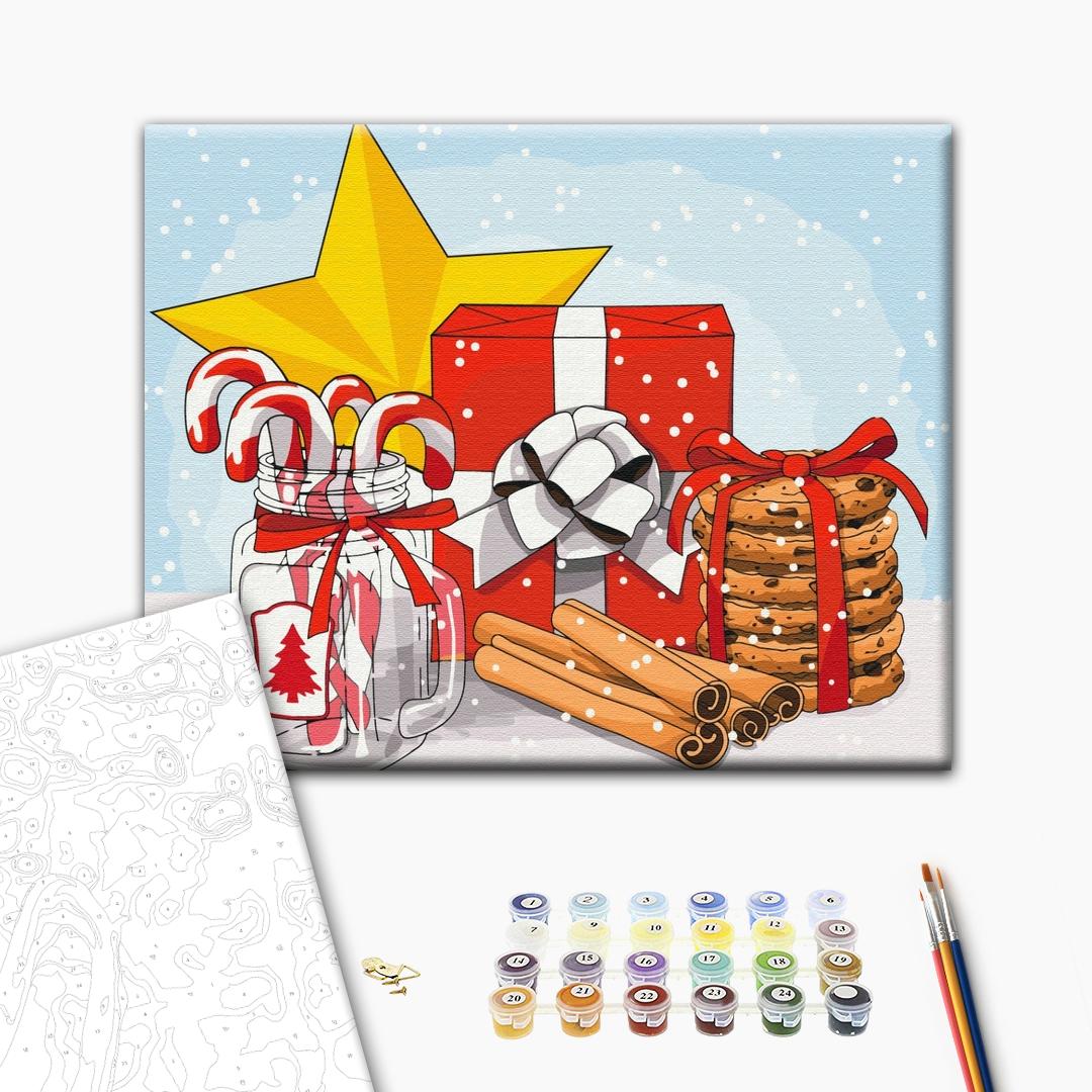 Painting by numbers Festive set (BS52743)