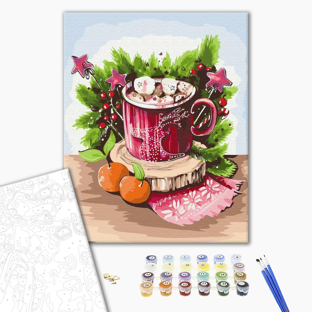 Painting by numbers Marshmallows in a cup (BS52744)
