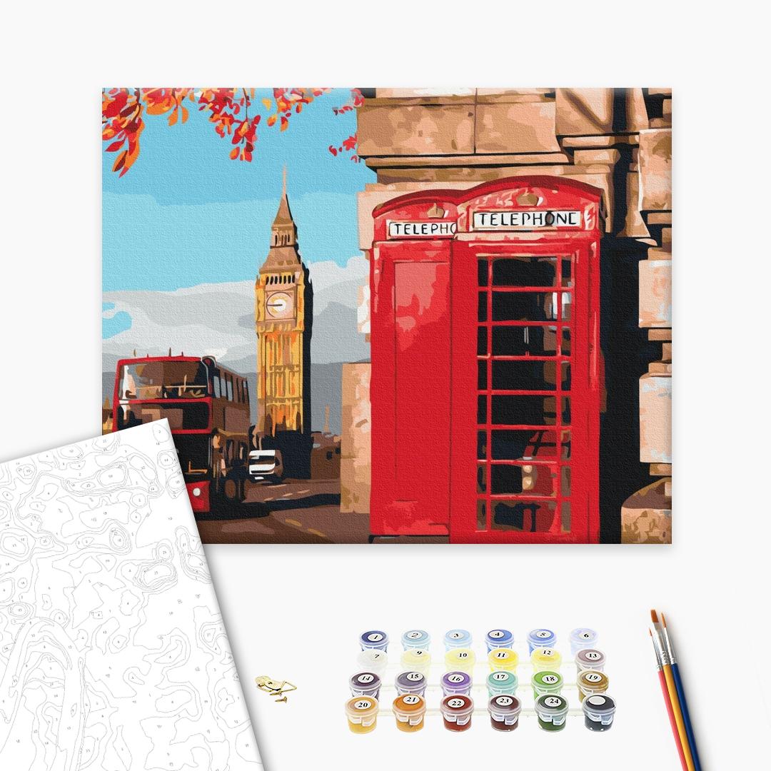 Painting by numbers London corner (BS32849)