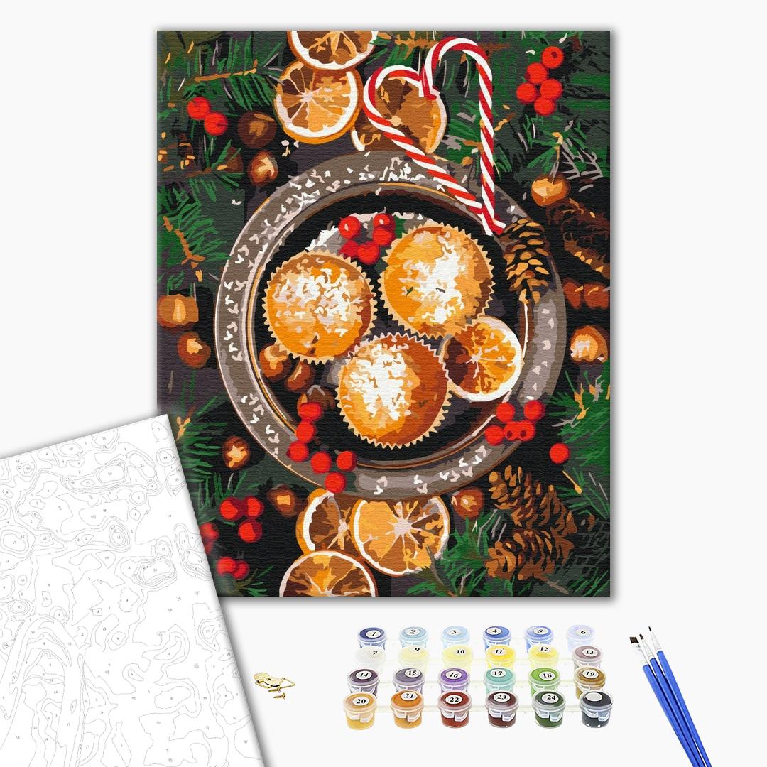 Painting by numbers Christmas goodies (BS52722)