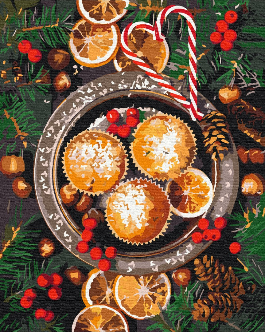 Painting by numbers Christmas goodies (BS52722)