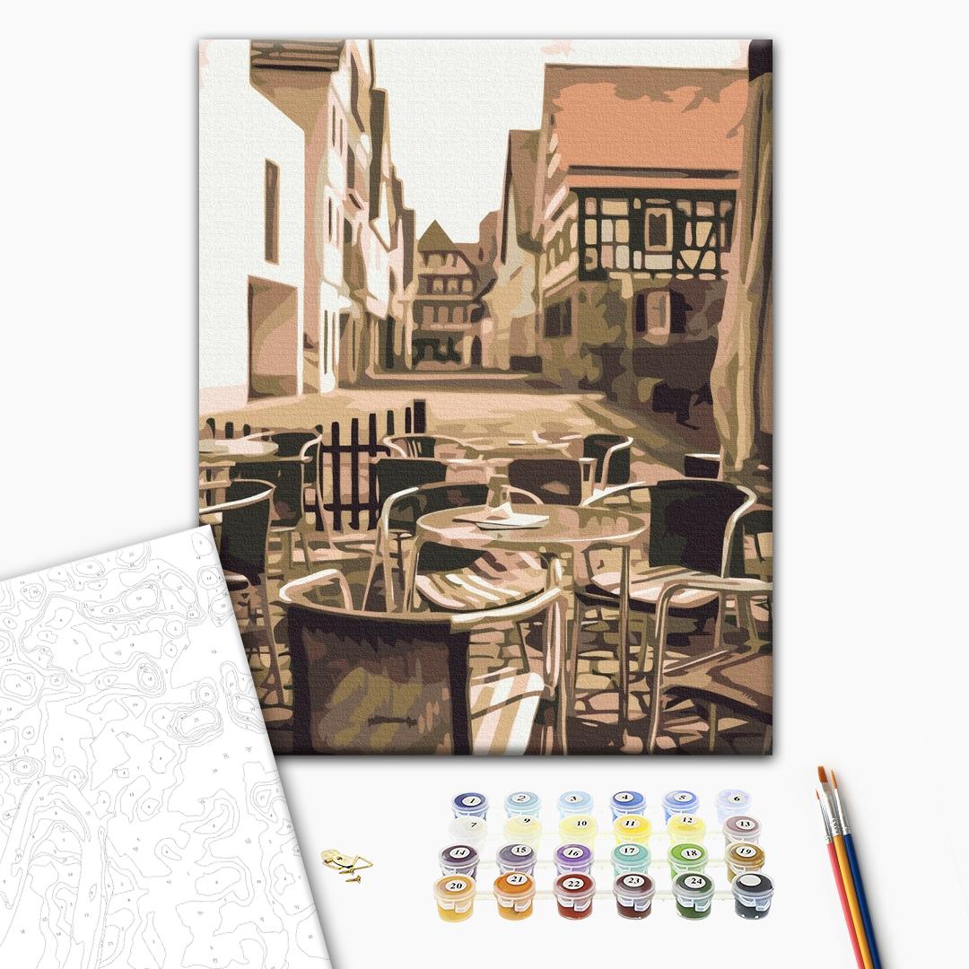 Painting by numbers Coffee lane (BS52445)