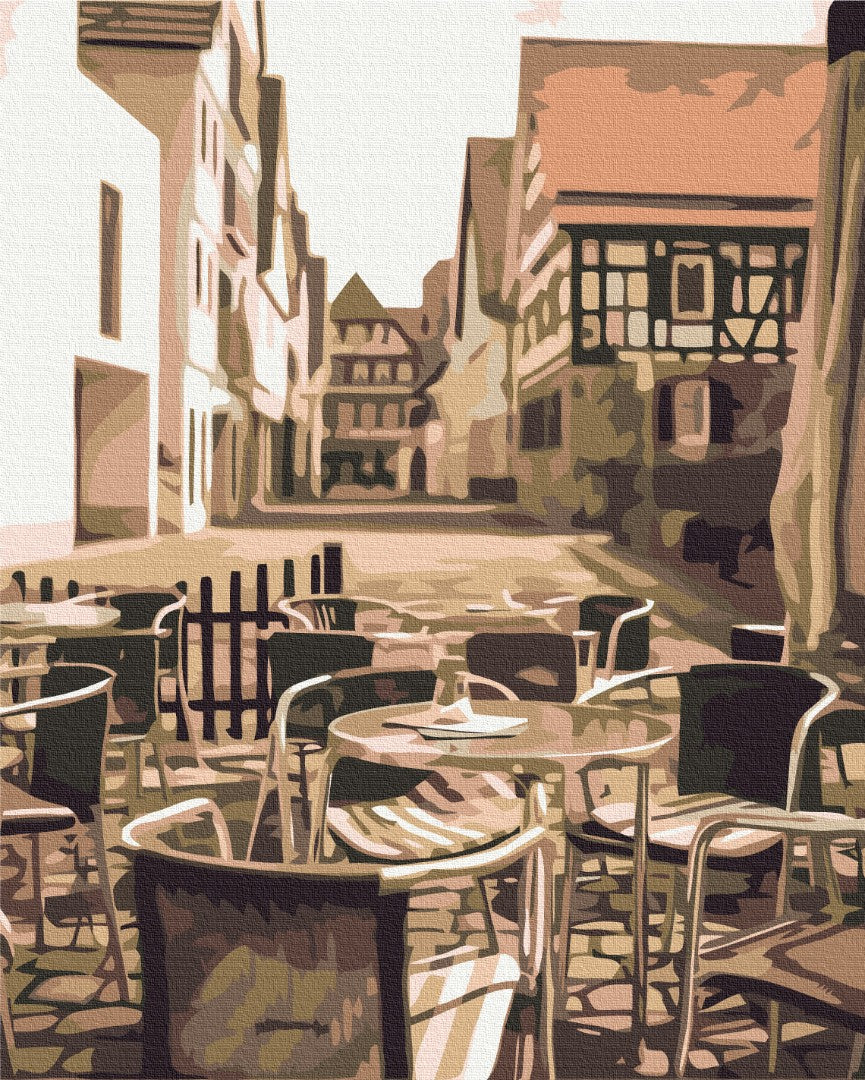 Painting by numbers Coffee lane (BS52445)