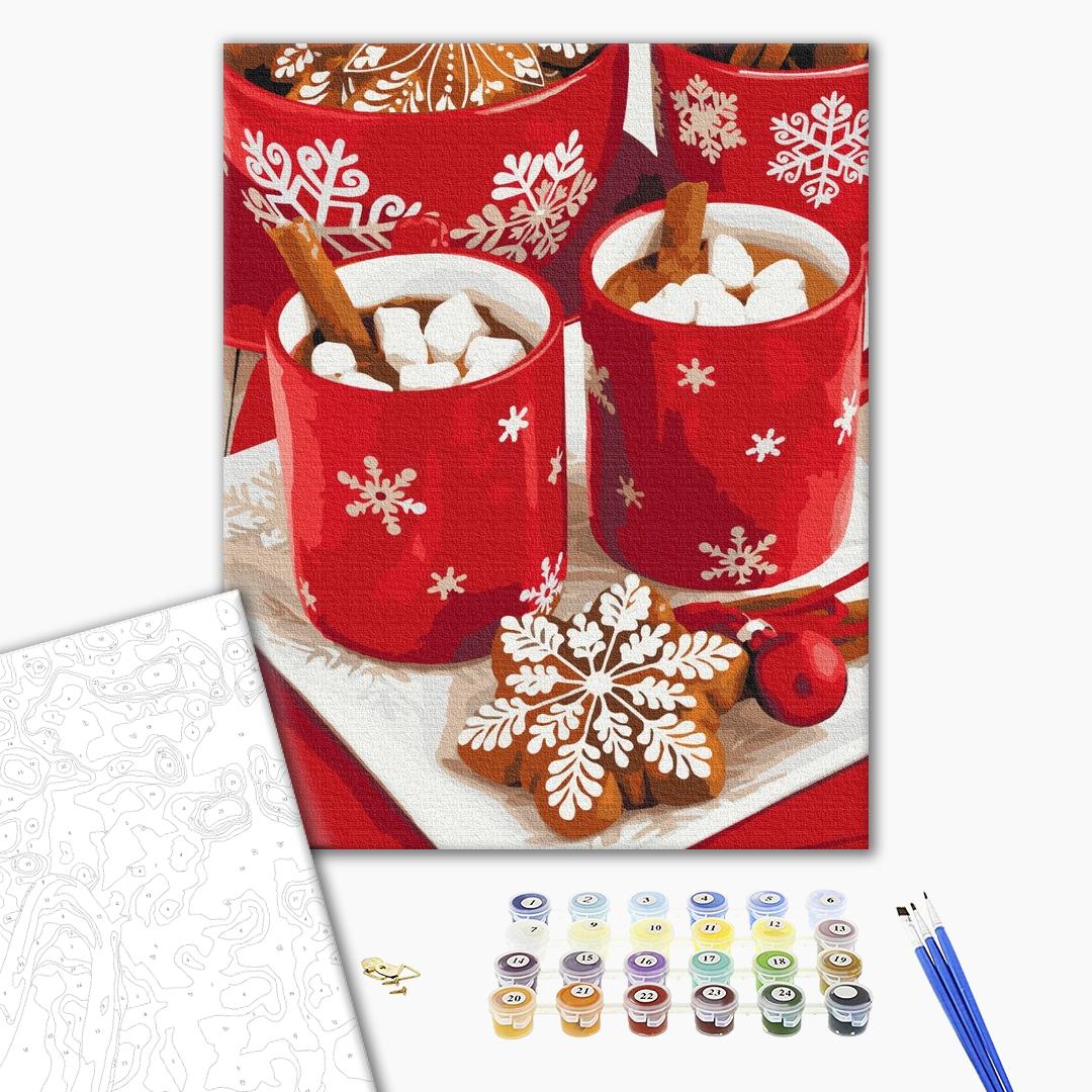Painting by numbers Snow cocoa (BS52726)