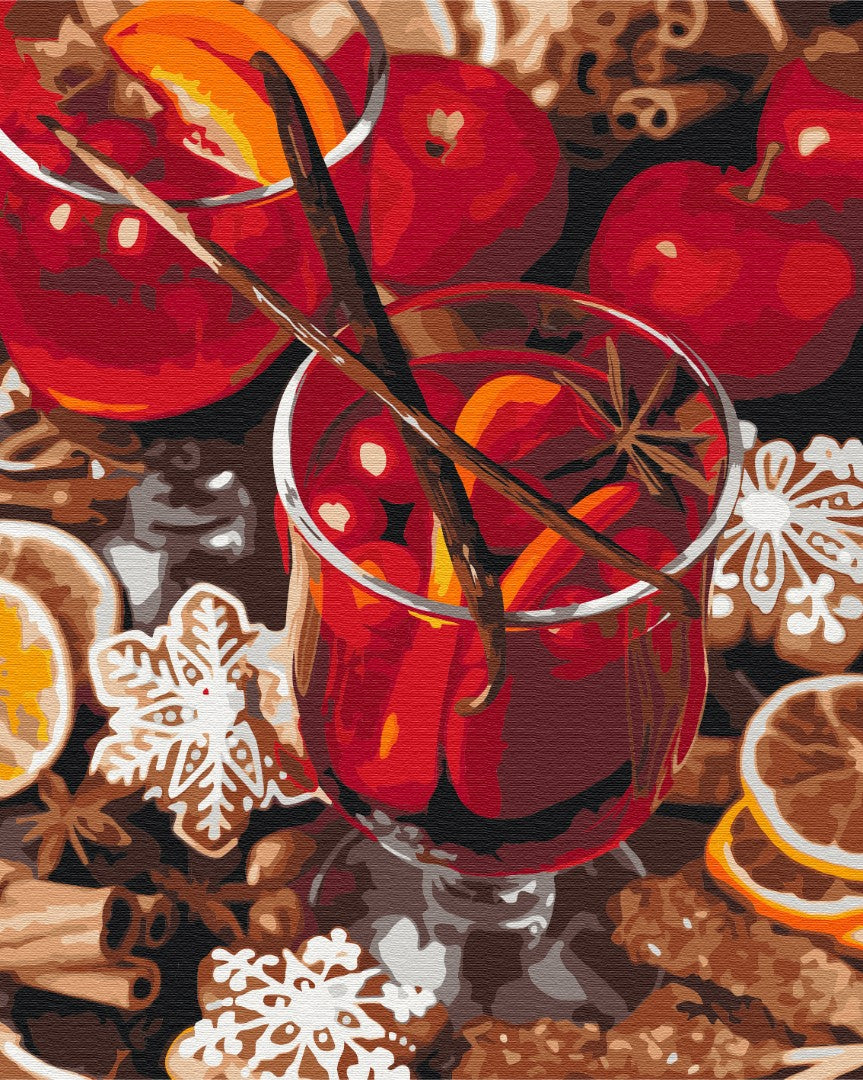 Painting by numbers Spicy mulled wine (BS52736)