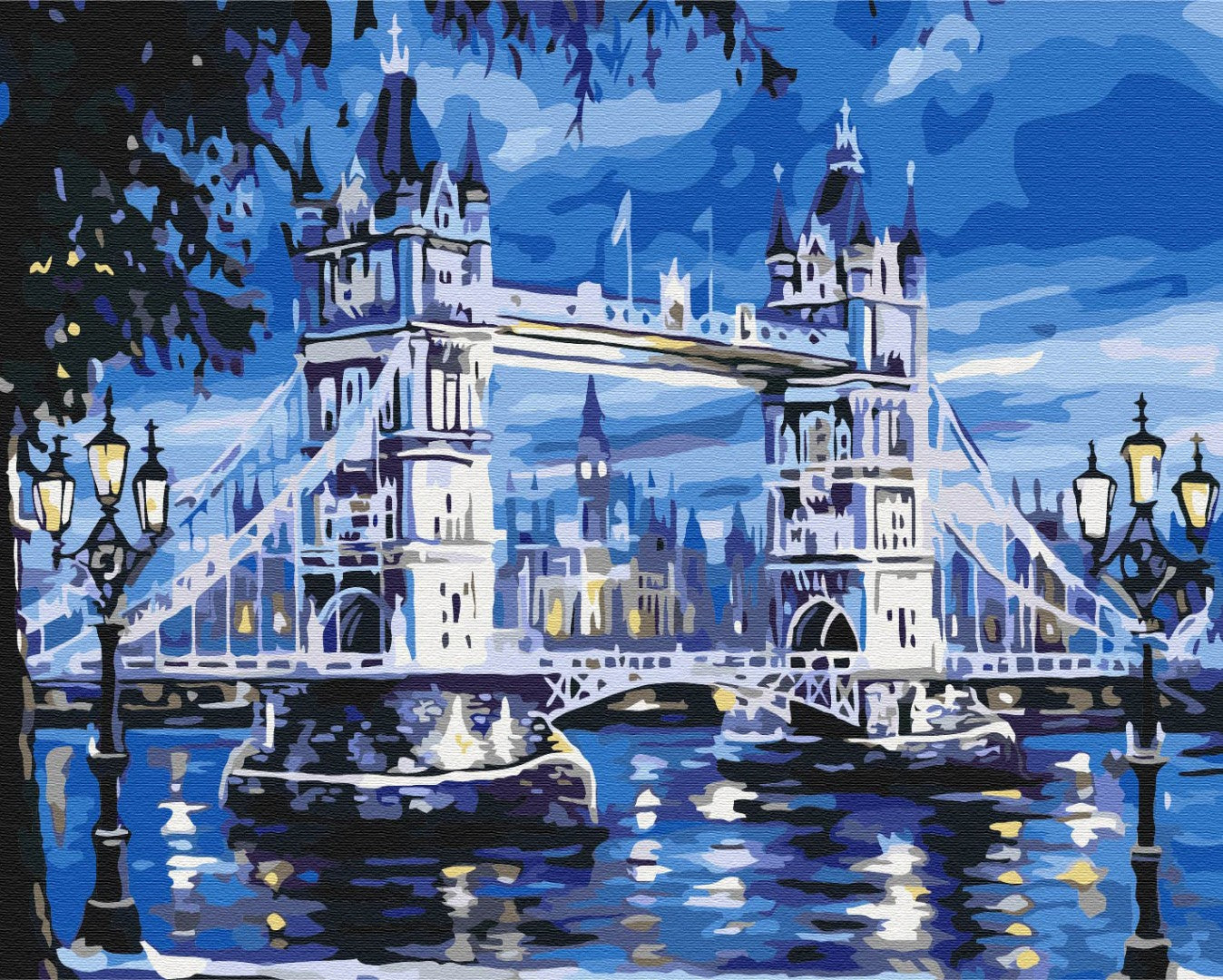Painting by numbers Tower Bridge (BS7336)