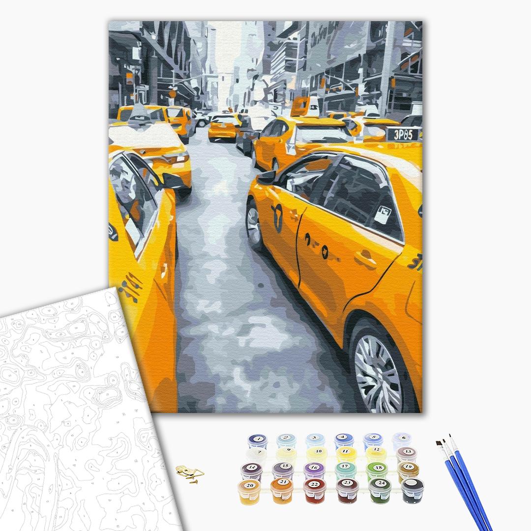 Painting by numbers New York taxi (BS25434)