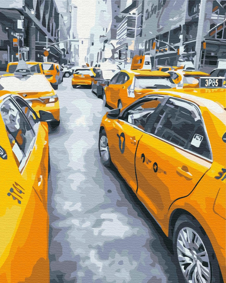 Painting by numbers New York taxi (BS25434)
