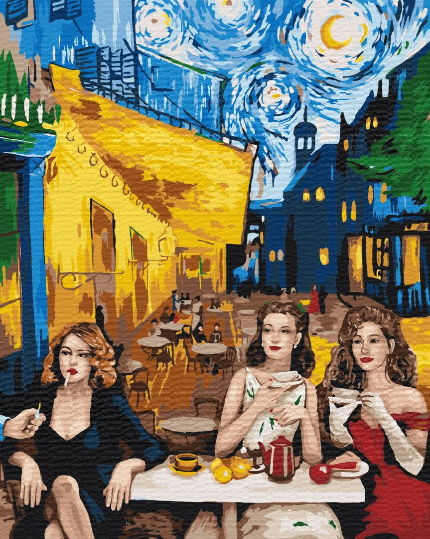 Painting by numbers Art from the first row (BS52763)