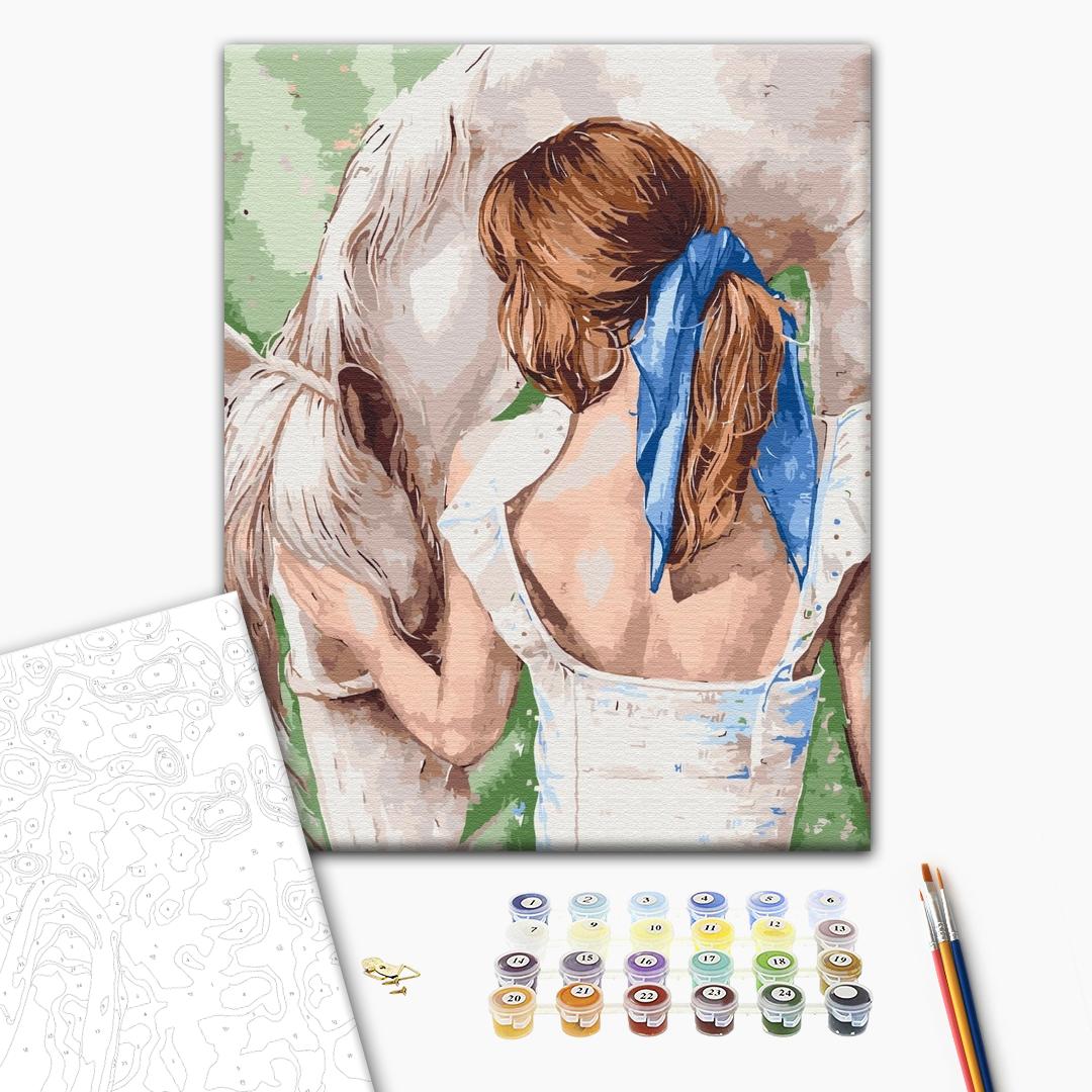 Painting by numbers Favorite horse (BS52765)