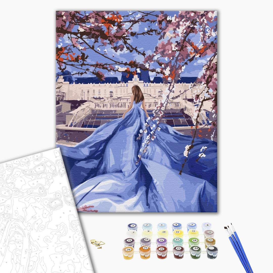 Painting by numbers Beauty in sakura (BS52711)