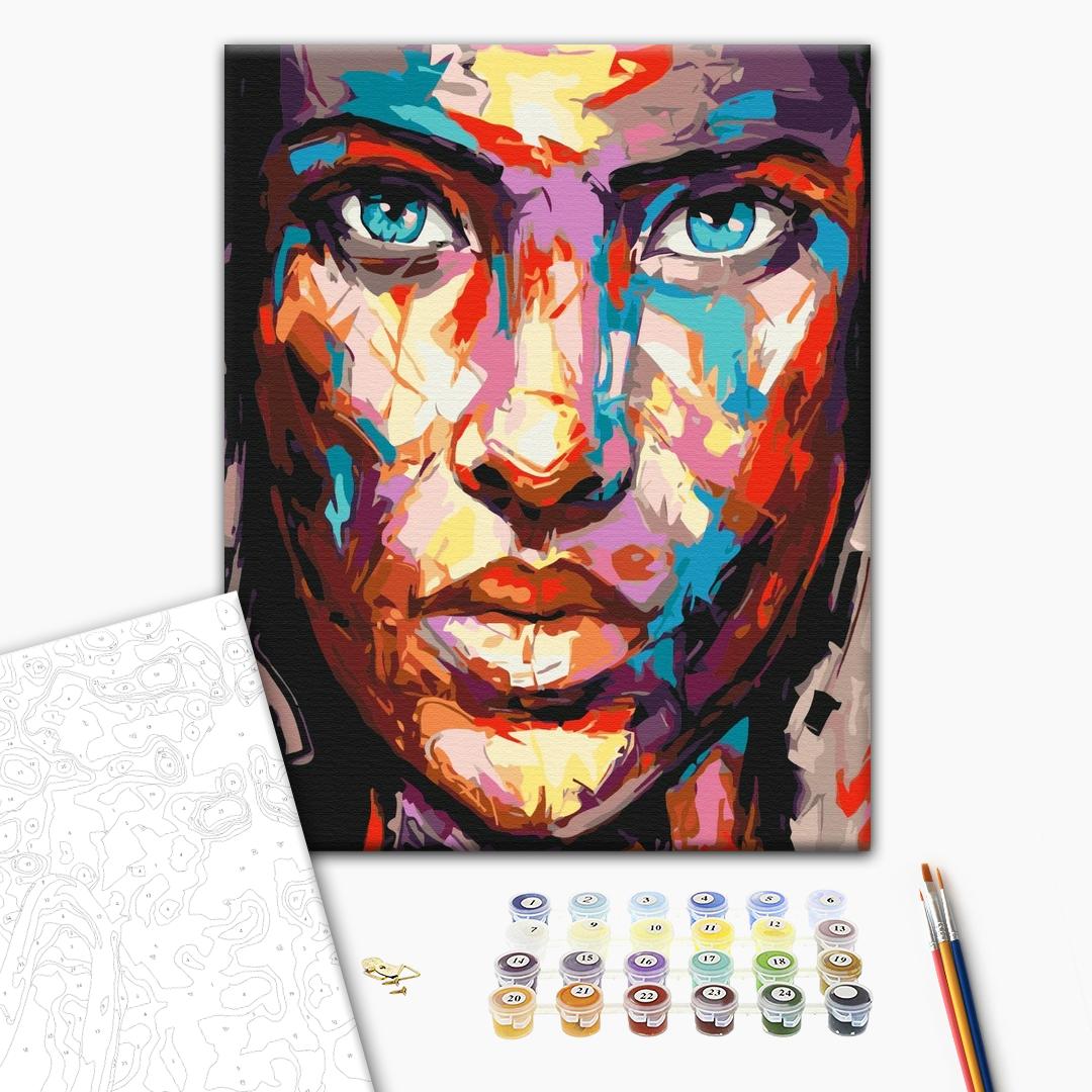 Painting by numbers Portrait in paints (BS32218)