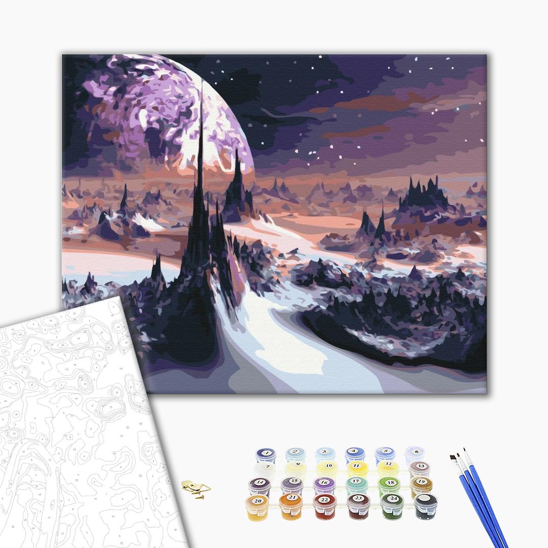 Painting by numbers Space landscapes (BS40470)