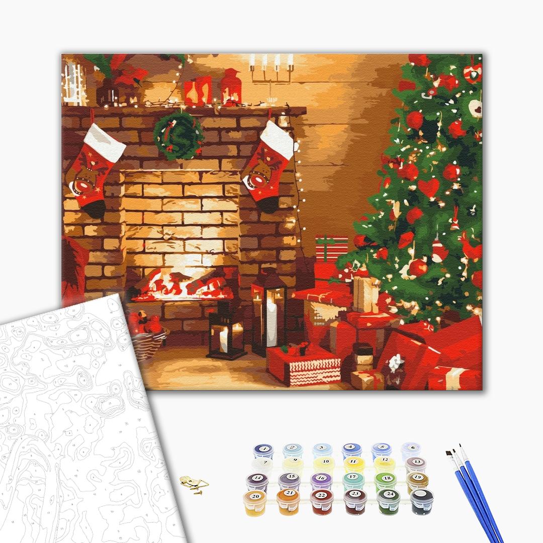 Painting by numbers New Year's comfort (BS52748)